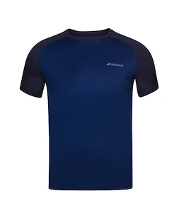 Tricou pentru copii Babolat  Play Club Crew Neck Tee Estate Blue
