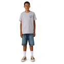 Tricou pentru copii CCM  Athleisure Tee Grey Melange
