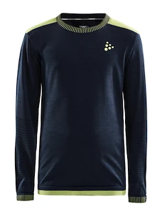 Tricou pentru copii Craft  Fuseknit Comfort Junior dark blue