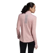 Tricou pentru femei adidas Own The Run 1/2 Zip Wonder Mauve
