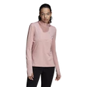 Tricou pentru femei adidas Own The Run 1/2 Zip Wonder Mauve L