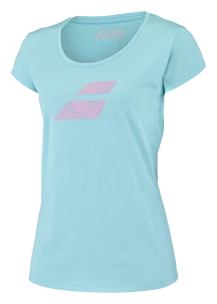 Tricou pentru femei Babolat  Exercise Flag Tee Women Angel Blue