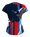 Tricou pentru femei BIDI BADU  New York 2024 Capsleeve Dark Blue/Red