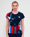 Tricou pentru femei BIDI BADU  New York 2024 Capsleeve Dark Blue/Red