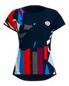 Tricou pentru femei BIDI BADU  New York 2024 Capsleeve Dark Blue/Red M