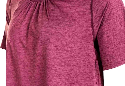 Tricou pentru femei Endurance  Q Bree Melange SS Tee Wine 46