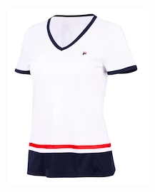 Tricou pentru femei Fila T-Shirt Elisabeth White/Navy