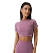 Tricou pentru femei GymBeam  FLO CropTop Violet