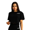 Tricou pentru femei GymBeam  Limitless Cropped T-shirt Black