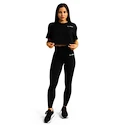 Tricou pentru femei GymBeam  Limitless Cropped T-shirt Black