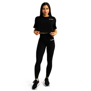 Tricou pentru femei GymBeam  Limitless Cropped T-shirt Black XS