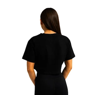 Tricou pentru femei GymBeam  Limitless Cropped T-shirt Black XS