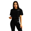 Tricou pentru femei GymBeam  Limitless Cropped T-shirt Black XS