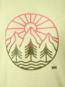 Tricou pentru femei Helly Hansen  Skog Recycled Graphic Tee Fadded Yallow