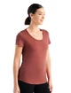 Tricou pentru femei Icebreaker  Sphere II SS Scoop Tee Grape