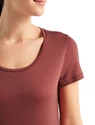 Tricou pentru femei Icebreaker  Sphere II SS Scoop Tee Grape