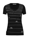 Tricou pentru femei Icebreaker  Tech Lite II SS Scoop Tee Hill Sprint Black