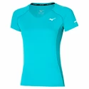 Tricou pentru femei Mizuno  Sun Protect Tee Algiers Blue