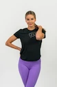 Tricou pentru femei Nebbia  FIT Activewear Functional T-shirt with Short Sleeves black XS