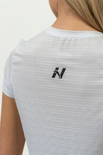 Tricou pentru femei Nebbia  FIT Activewear T-Shirt “Airy” with Reflective Logo 438 white