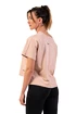 Tricou pentru femei Nebbia  Organic Cotton Loose Fit “The Minimalist” Crop Top 417 salmon