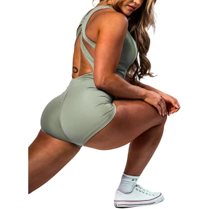 Tricou pentru femei Nebbia STRONG BEAUTY Body-Enhancing Workout Jumpsuit 427 light green