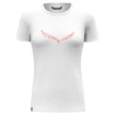 Tricou pentru femei Salewa  Solidlogo Dri-release White