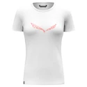 Tricou pentru femei Salewa  Solidlogo Dri-release White
