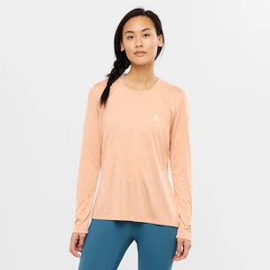 Tricou pentru femei Salomon  Agile LS Tee Sirocco