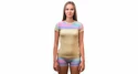 Tricou pentru femei Sensor  Coolmax Impress Sand/Stripes