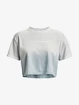 Tricou pentru femei Under Armour  DIP DYE CROP SS-GRY