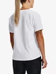 Tricou pentru femei Under Armour  Esential Cttn Stretch Tee-WHT