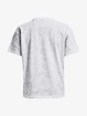 Tricou pentru femei Under Armour  LOGO AOP HEAVYWEIGHT SS-WHT