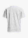 Tricou pentru femei Under Armour  LOGO AOP HEAVYWEIGHT SS-WHT