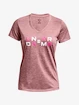 Tricou pentru femei Under Armour  Tech Twist Graphic SSV-PNK