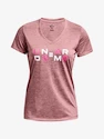 Tricou pentru femei Under Armour  Tech Twist Graphic SSV-PNK