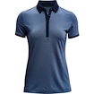 Tricou pentru femei Under Armour  Zinger SS Novelty Polo Mineral Blue XS
