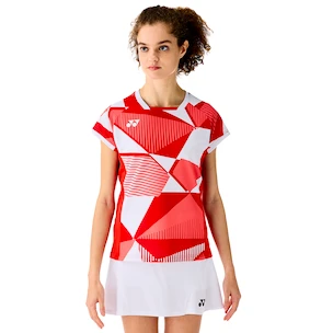 Tricou pentru femei Yonex  Women's Crew Neck Shirt 20850 Tango Red