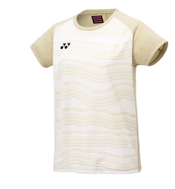 Tricou pentru femei Yonex Women's Crew Neck Shirt YW0050 Ice Beige