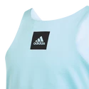 Tricou pentru fete adidas  Girls Match Tank Aqua