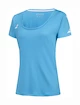 Tricou pentru fete Babolat  Play Cap Sleeve Top Girl Cyan Blue