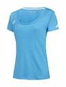 Tricou pentru fete Babolat  Play Cap Sleeve Top Girl Cyan Blue